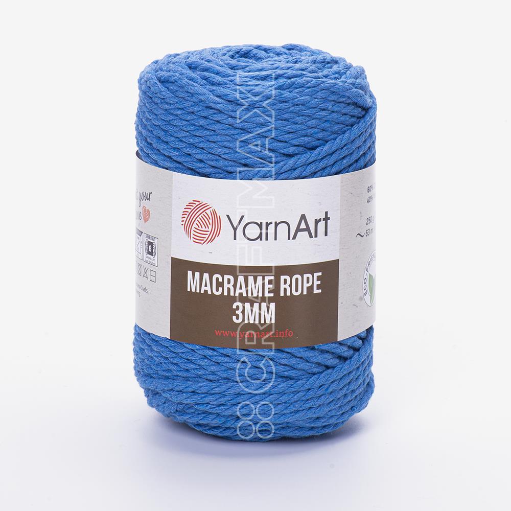 Yarnart Macrame Cord 5 Mm-crochet Yarn, Macrame Yarn,cord Yarn, Bag,rug,  60% Cotton Macrame, Macrame Cord, Macrame Rope, 17.60 Oz, 92.96 Yds 