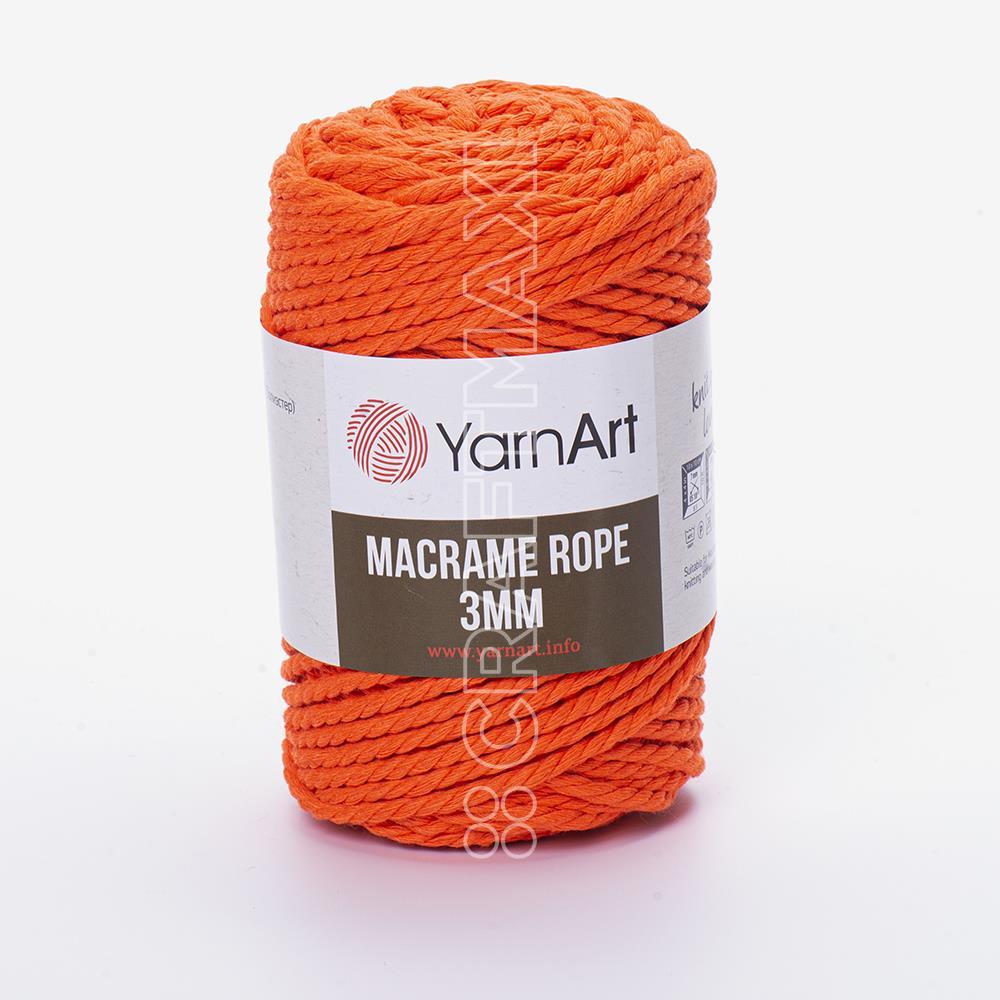 Yarnart Macrame Rope 3 mm - Macrame Cord Green - 802