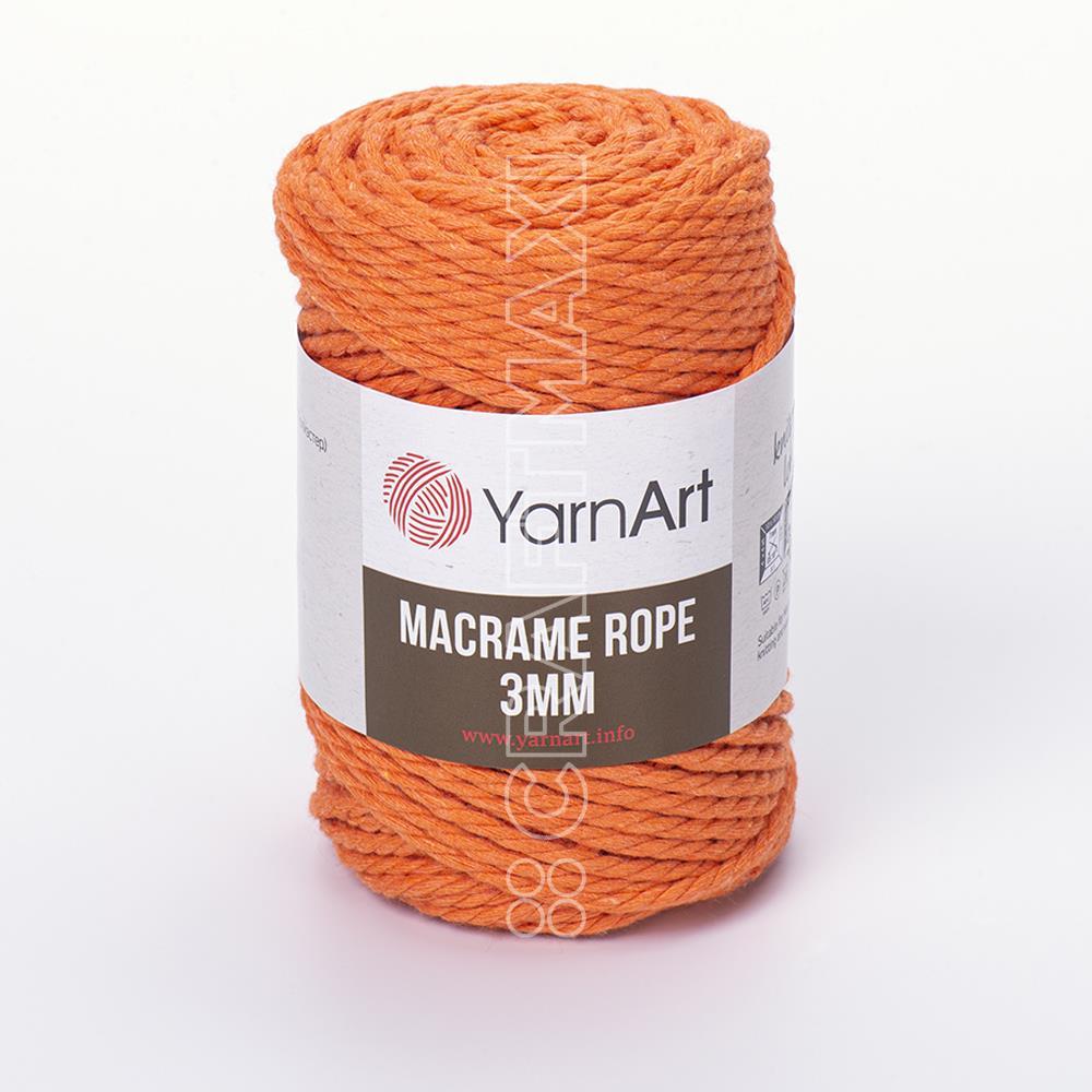 MACRAME COTTON ROPE ZERO WASTE 3 MM - 3 PLY - COCOA COLOR – GANXXET
