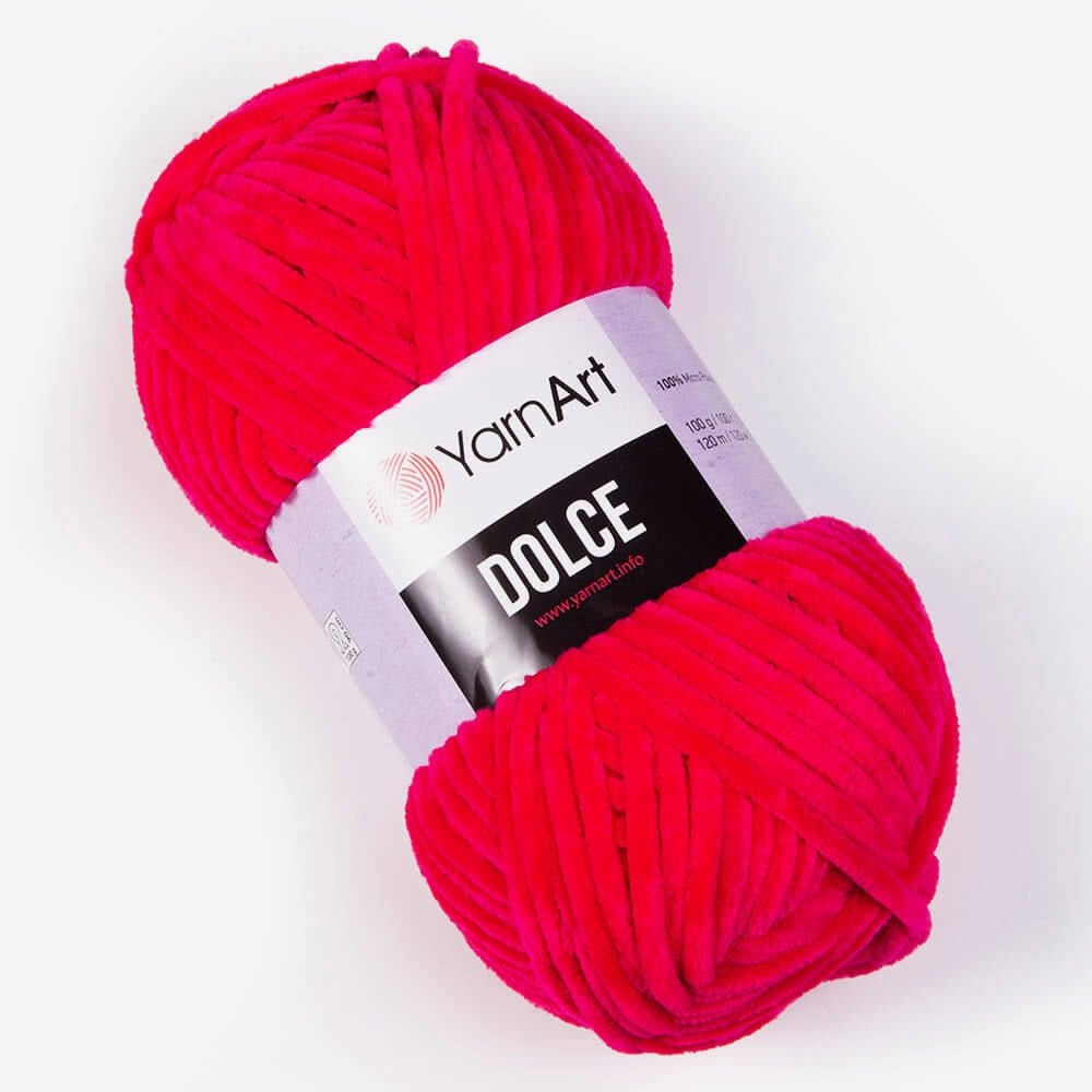 Yarnart Dolce Baby Yarn by yarnart Soft Chenille Velvet Medium Moyen Medio  Yarn Blanket amigurumi Crochet Yarn 50 Gram (1.76 oz) 93 Yards (741)