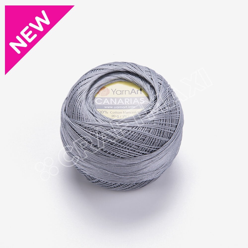 White Thread for Bead Crochet, Yarnart Canarias Yarn 100% Mercerized Cotton  Thread, Hand Knit Yarn for Craft, High Quality Crochet Yarn 