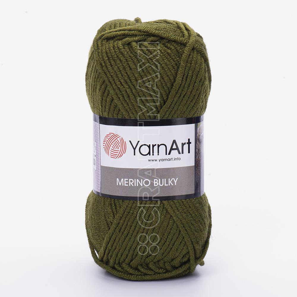 Yarnart Merino Bulky - Knitting Yarn Dark Green - 338