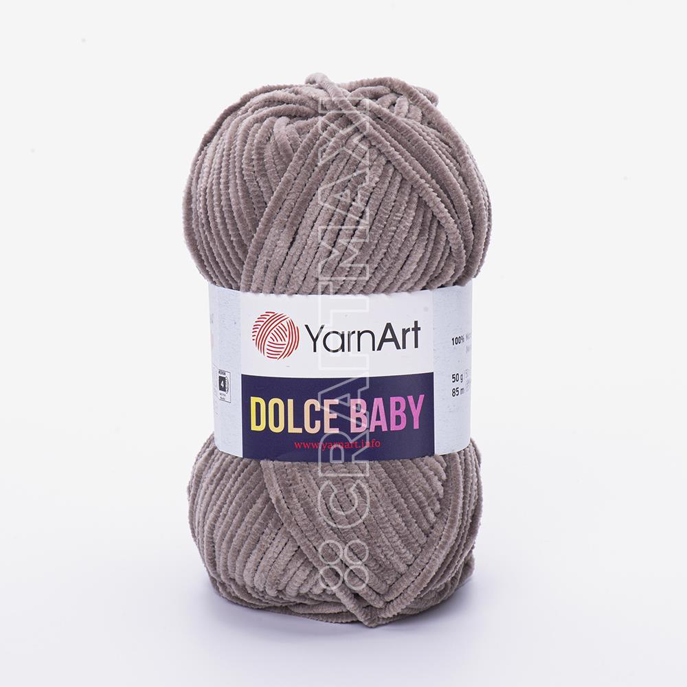Yarnart Dolce Baby Yarn by yarnart Soft Chenille Velvet Medium Moyen Medio  Yarn Blanket amigurumi Crochet Yarn 50 Gram (1.76 oz) 93 Yards (741)