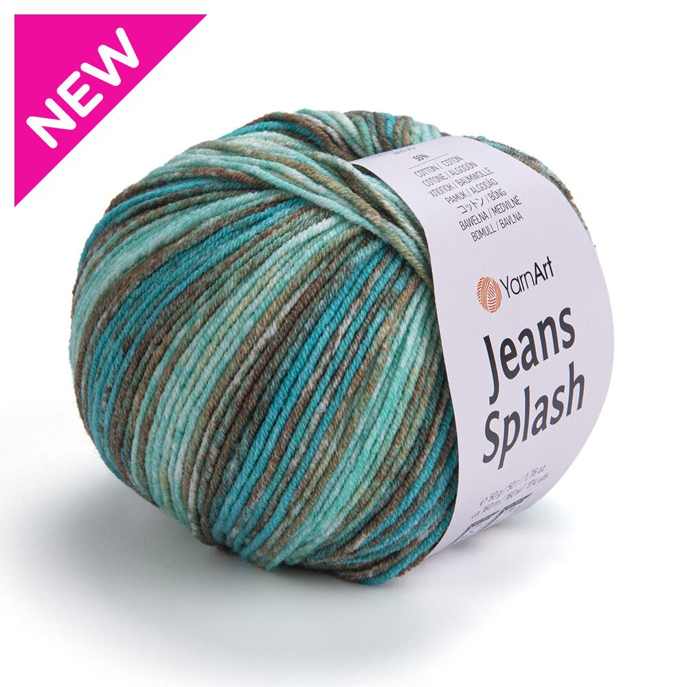 YARNART JEANS SPLASH - MULTICOLOR KNITTING YARN