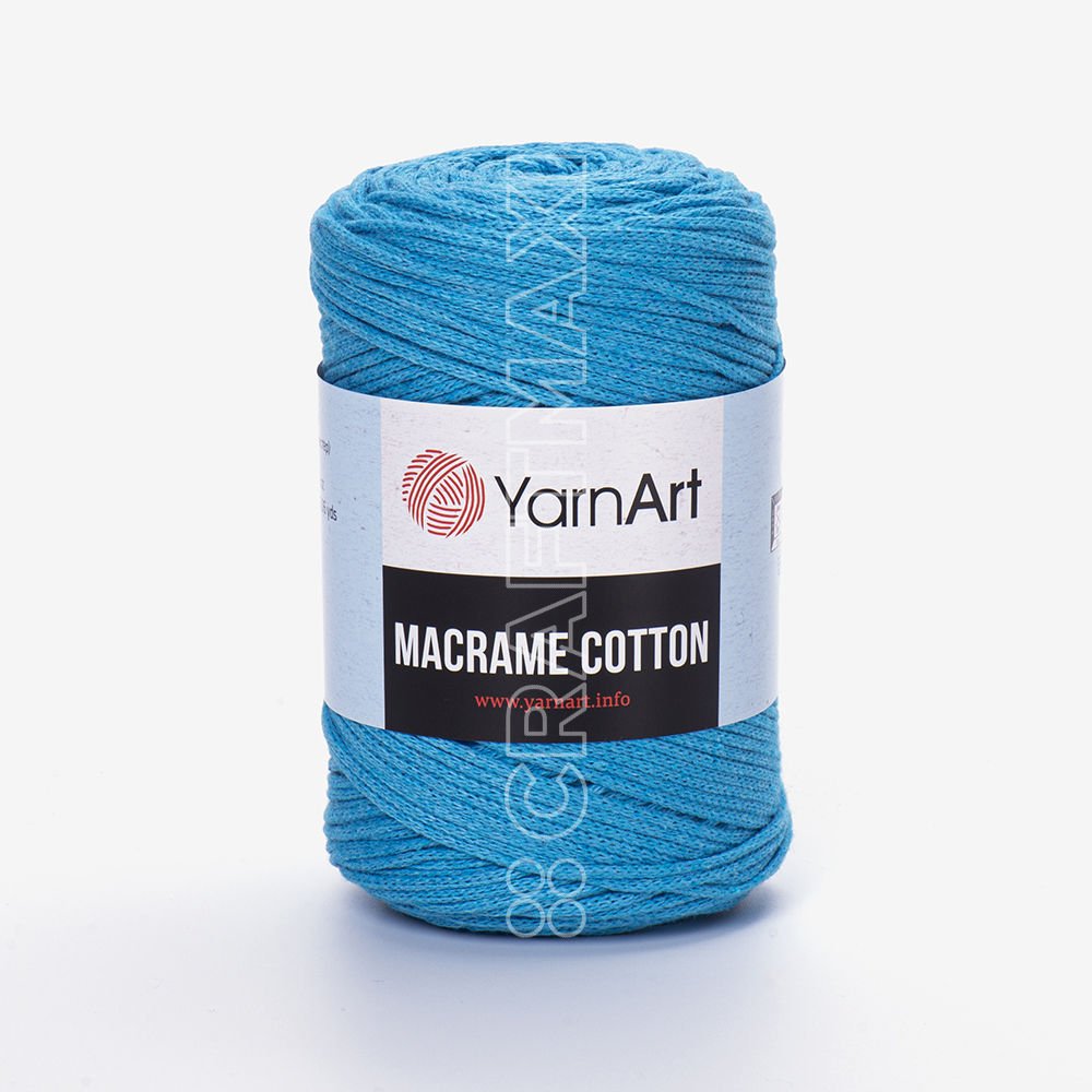 Yarnart Macrame Rope 5 mm - Macrame Cord Blue - 763