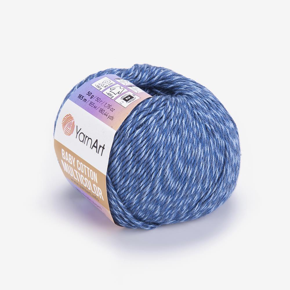 YARNART SWEET BABY Multicolor Knitting Yarn, Baby Yarn, Crochet, Soft Yarn,  Self-patterned Yarn, 100% Acrylic Yarn, 3.52 Oz, 328.08 Yds 