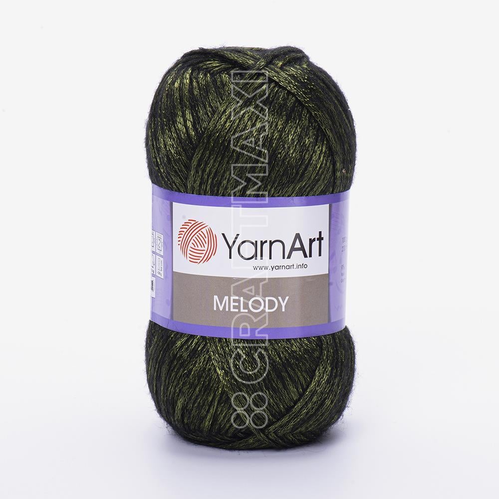 Forest green wool for knitting, Yarn for knitting