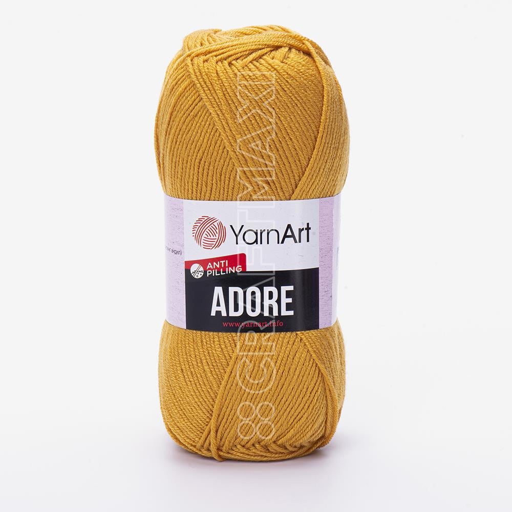 YarnArt Adore Anti-Pilling Yarn, Red - 371 - Hobiumyarns