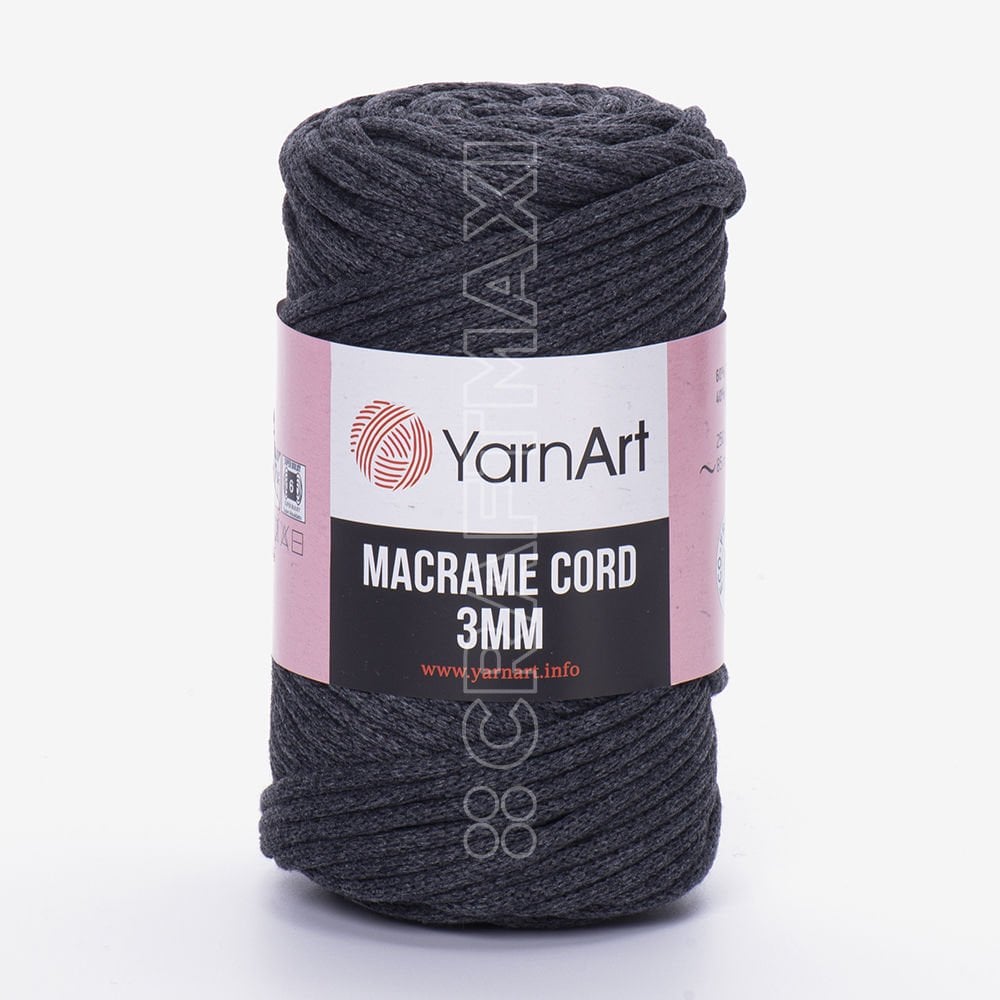 YarnArt Braided Macrame Cord - 4-5mm - 250g / 67m Macrame Crochet Weaving -  758
