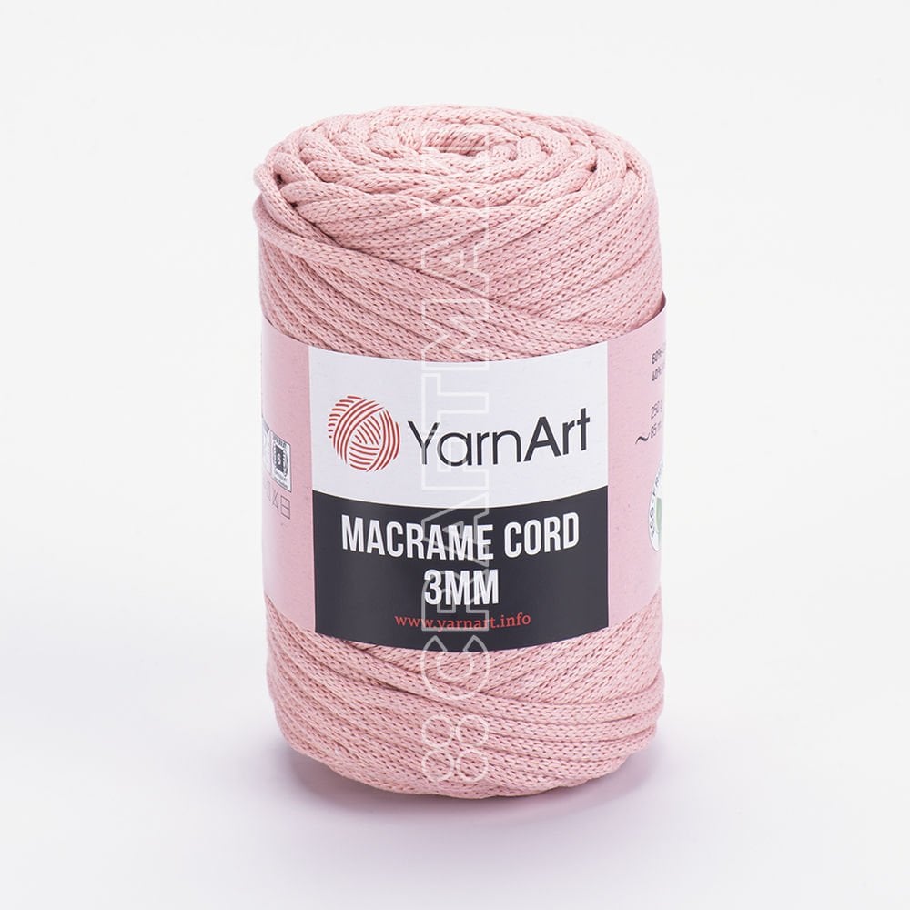 3mm 3ply Macrame Cotton Cord - Mauve Mist – Luna Crafts Online