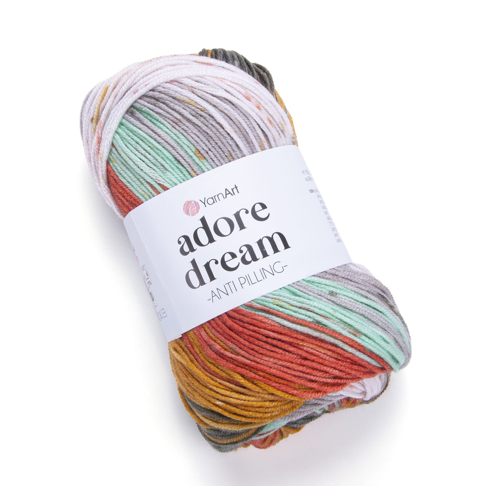 YARNART ADORE DREAM KNITTING YARN VARIEGATED 1069