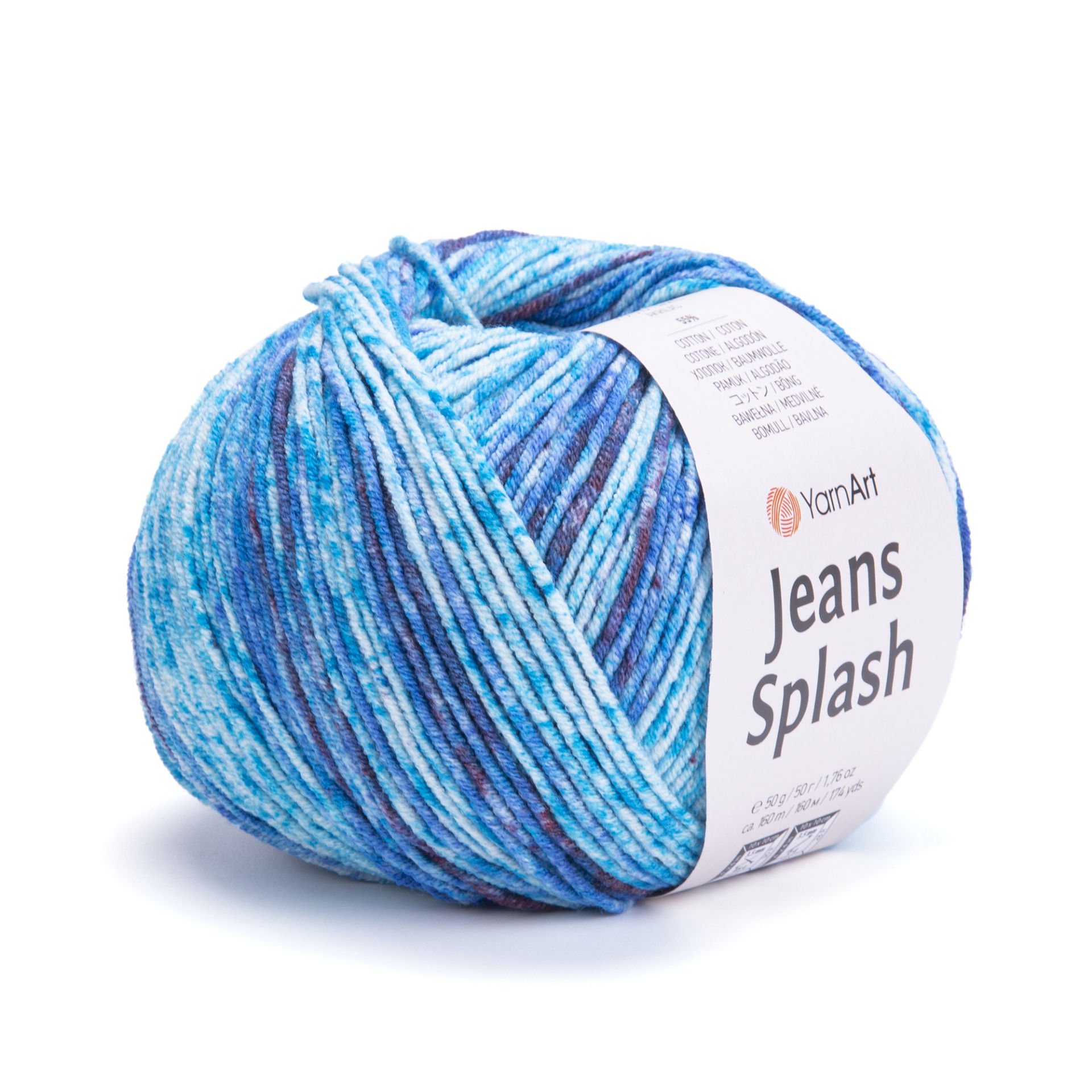 YARNART JEANS SPLASH - MULTICOLOR KNITTING YARN