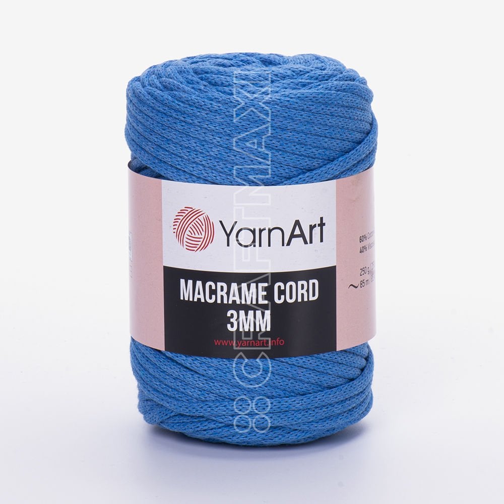 3mm Single Twist Macrame Cord - Peacock Blue – Luna Crafts Online