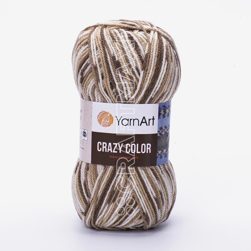 Yarnart Crazy Color - Multicolor Knitting Yarn Variegated - 148
