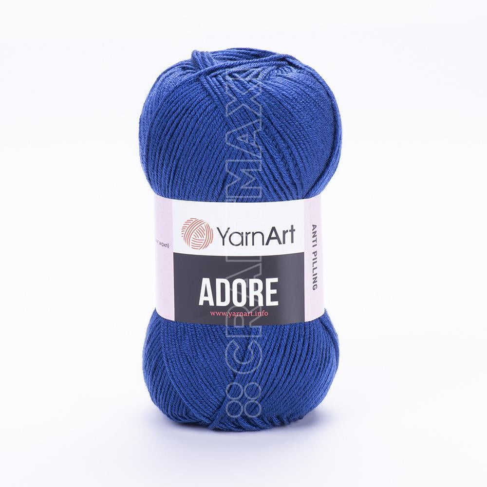 YarnArt Adore Anti-Pilling Yarn, White - 330