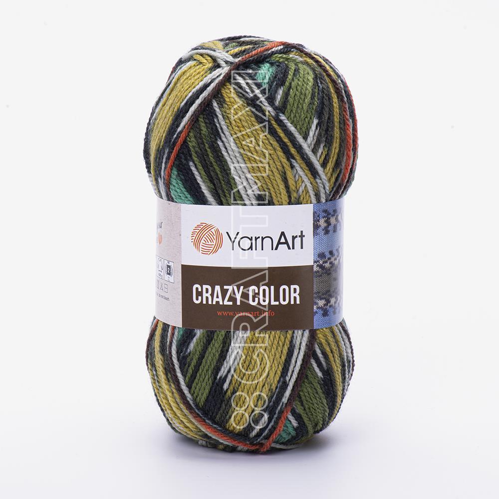 Yarnart Crazy Color - Multicolor Knitting Yarn Variegated - 148