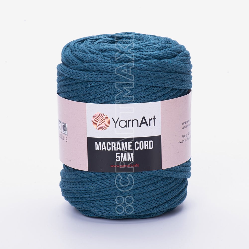 YarnArt Macrame Rope 5mm 60% cotton, 40% viscose and polyester, 2