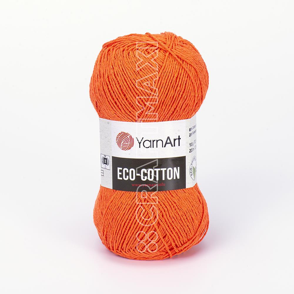 Yarnart Eco Cotton - Knitting Yarn Neon Orange