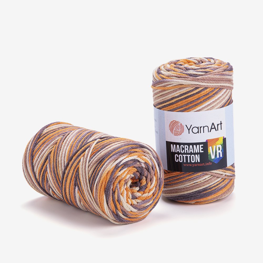 Yarnart Macrame Cord 3 mm VR - Macrame Cord Variegated - 912