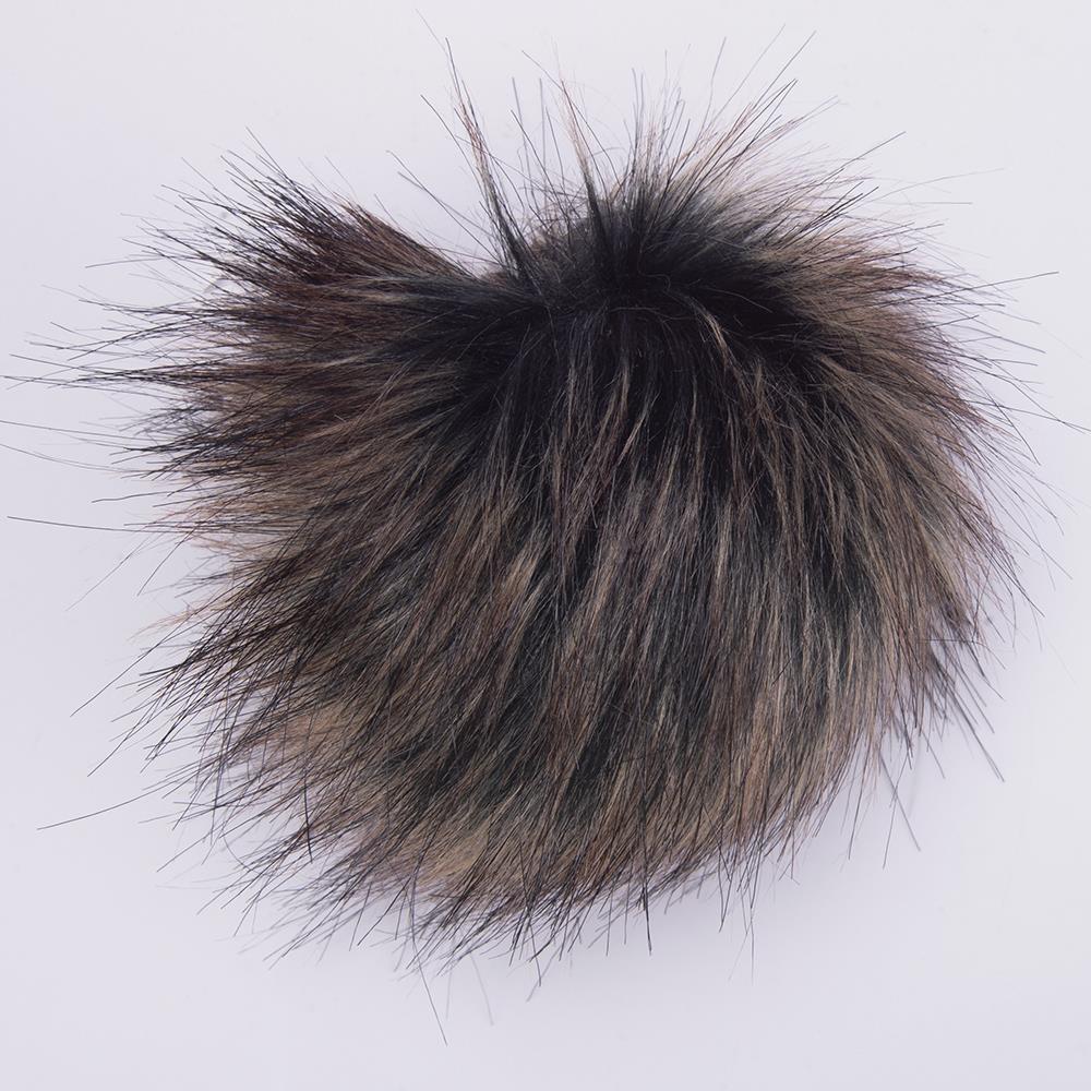 YARNART FURRY POMPONS - POM POM LIGHT BROWN - 67