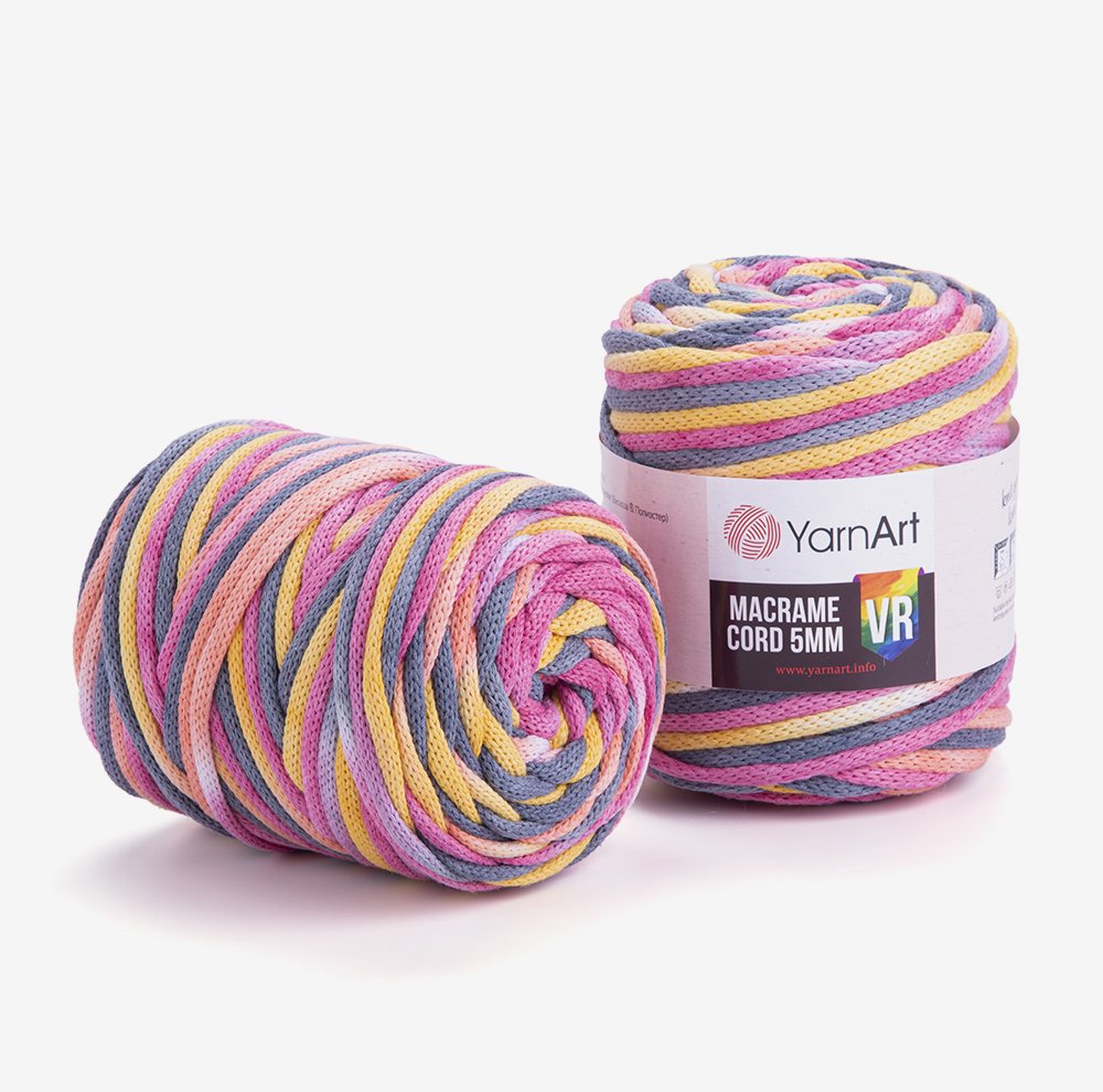 5mm colored macrame string