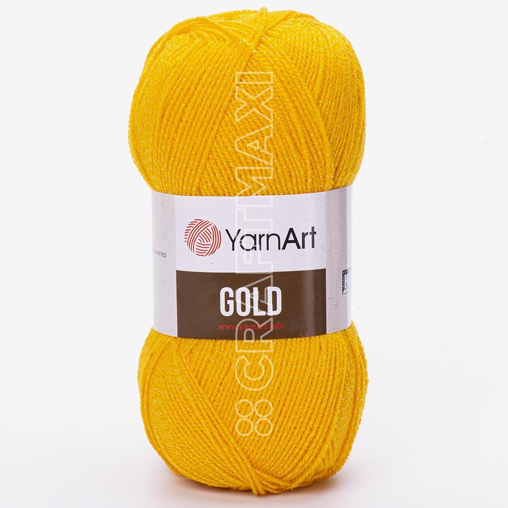 Yarnart Gold - Glittery Knitting Yarn Beige - 9048