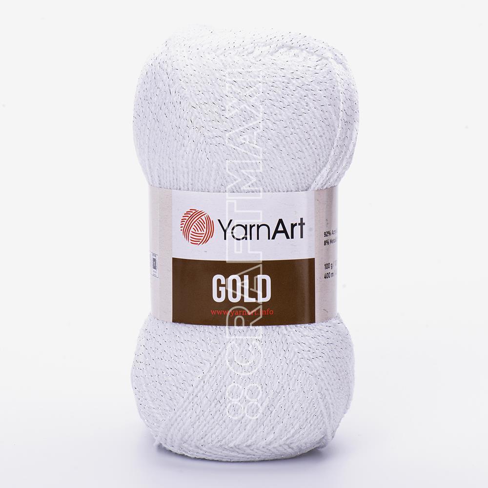 Metallic Gold Yarn, Weight 13,oz / 390 gram. Knitting, crochet wt