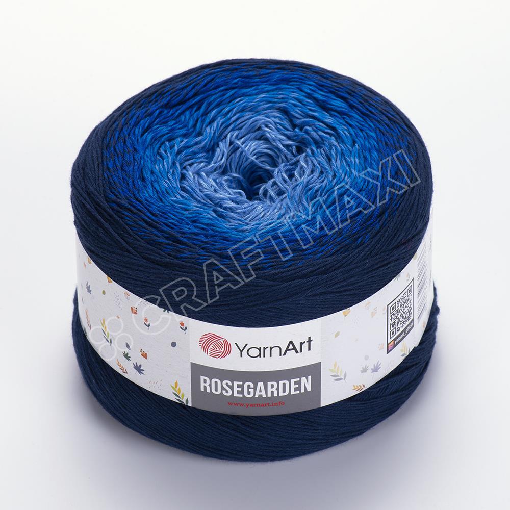 Yarn Art YarnArt RoseGarden 100% Cotton Super Fino Cake Yarn 1 Skein / Ball  250 gr (8.8 oz) 1093 yds (319)