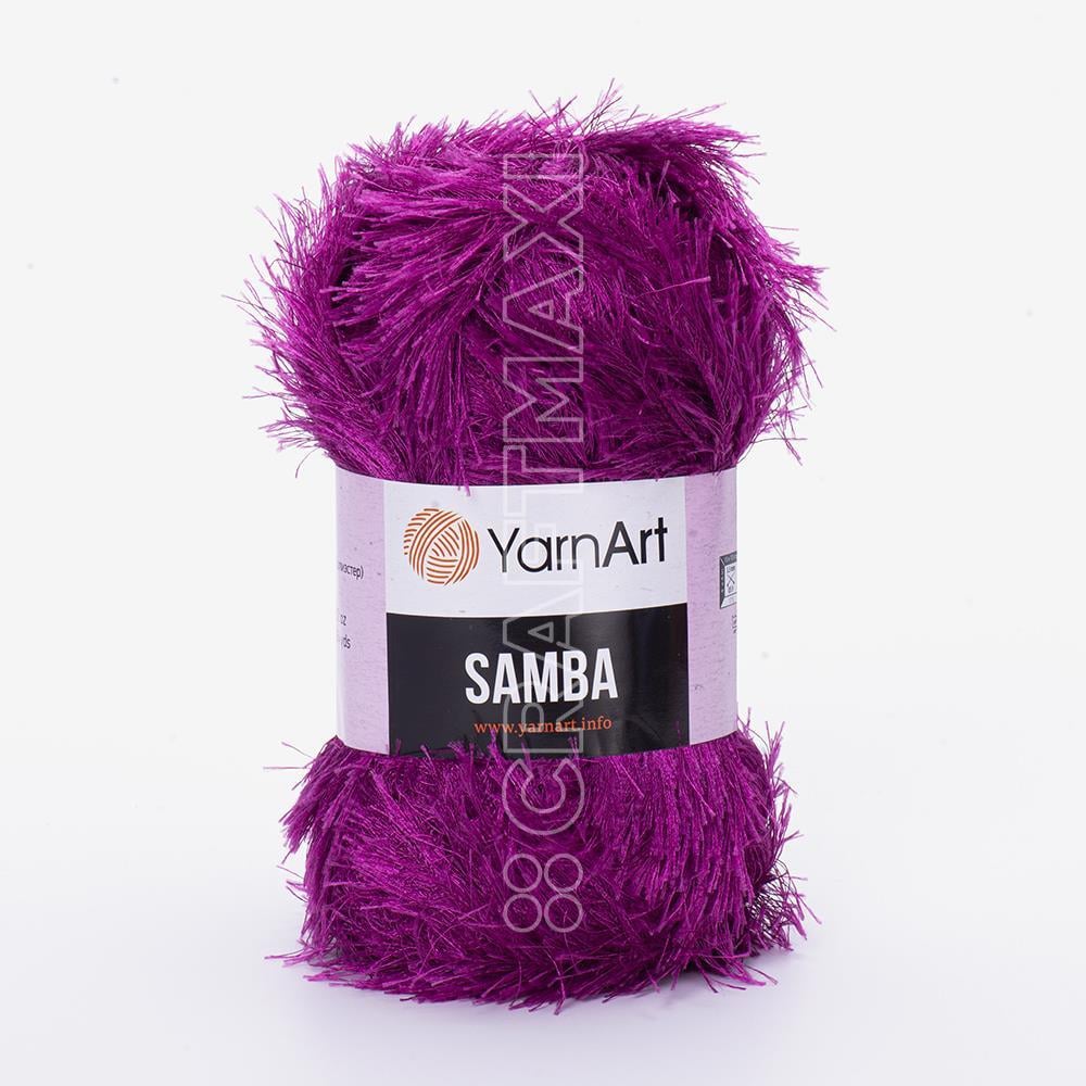 YarnArt Samba 100gr 150mt faux fur yarn for crochet knitting projects