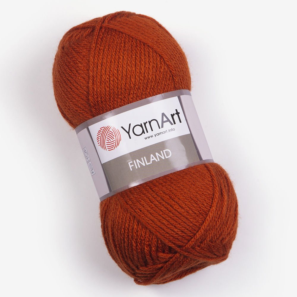 Wool 425 Medium Red Brown Finullgarn Fine Yarn — Norskein Knitting Supply