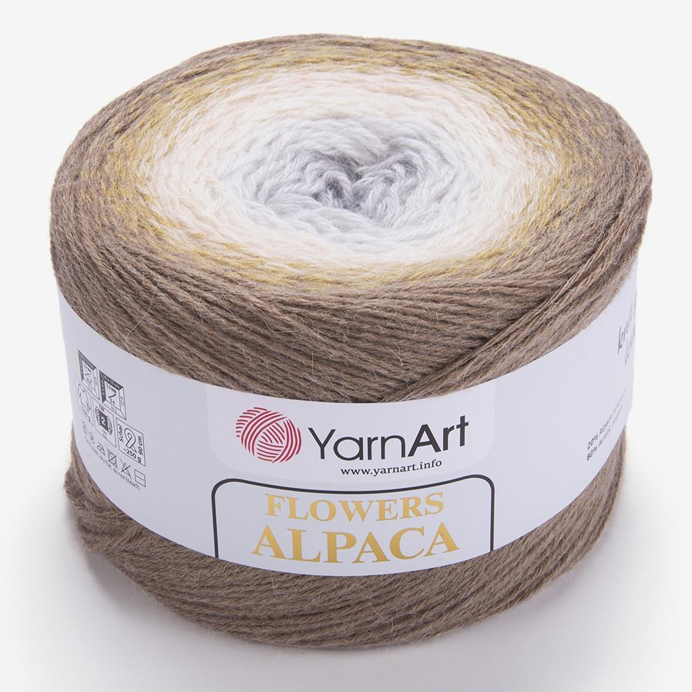 YARNART FLOWERS ALPACA - MULTICOLOR KNITTING YARN VARIEGATED - 420