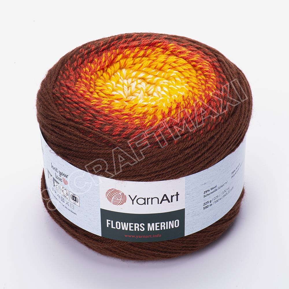 Merino Wool Yarn, Multi color yarn