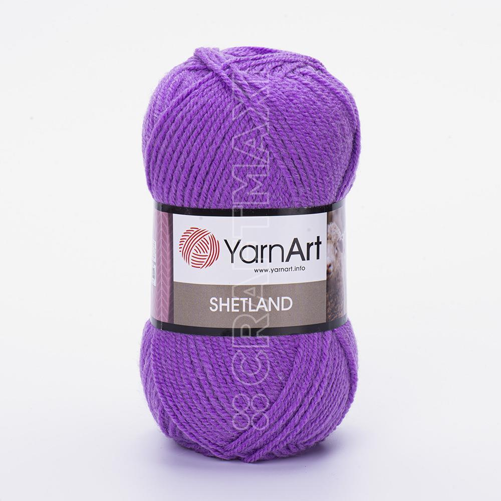 YarnArt Shetland Chunky wool blend yarn, Purple, lot of 2, (164 yds each)