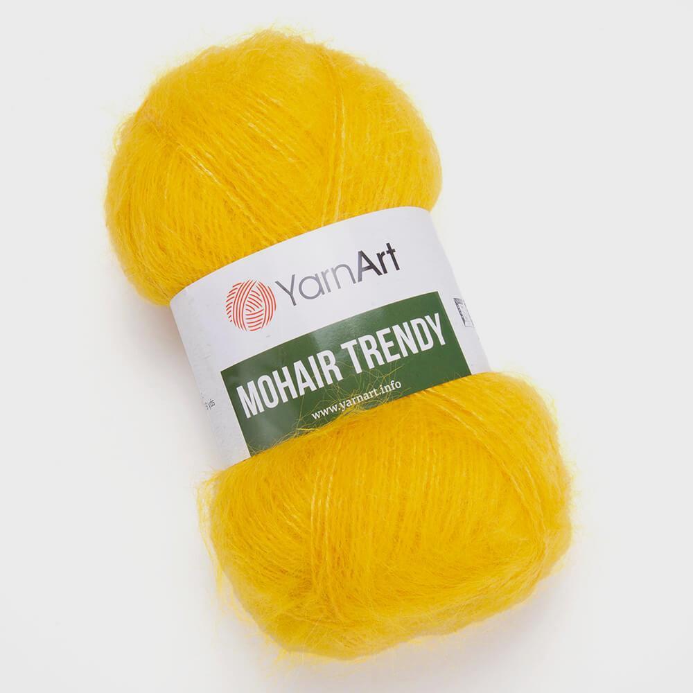 Yarnart Mohair Trendy - Knitting Yarn Smoke Grey - 114