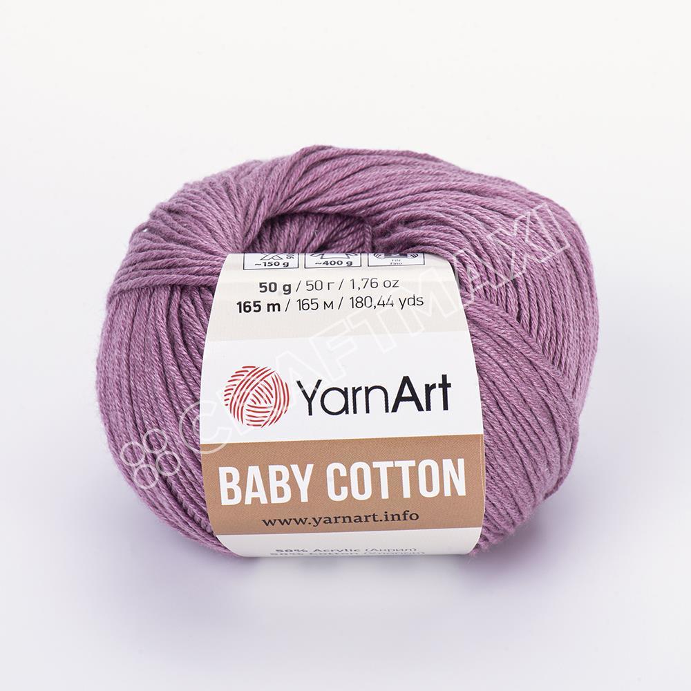 Yarnart Baby Cotton MULTICOLOR Yarn 50gr-165mt Variegated