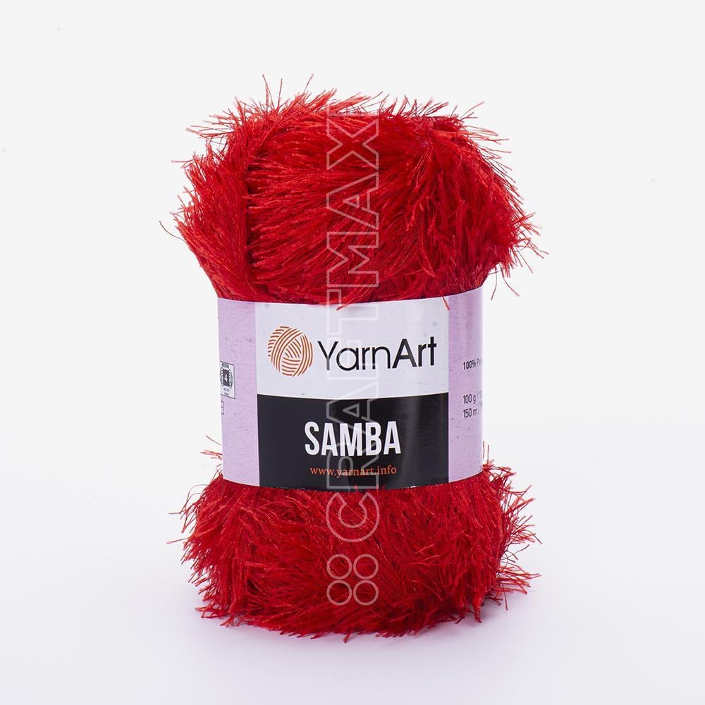 YarnArt Samba 100gr 150mt faux fur yarn for crochet knitting