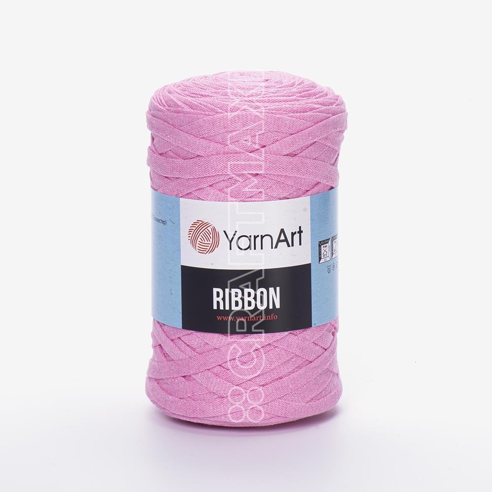 YARNART RIBBON - ACCESSORIES KNITTING YARN LIGHT PINK - 762