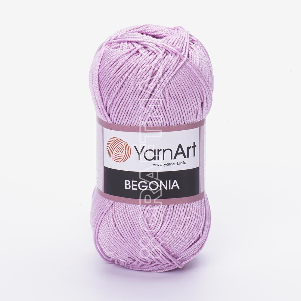 YARNART BEGONIA - MERCERIZED KNITTING YARN LIGHT LILAC - 5049 - YARNART  BEGONIA - MERCERIZED KNITTING YARN YARNART