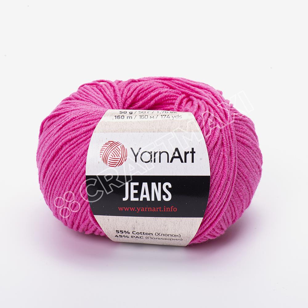 YarnArt Jeans accompanied with a YarnArt Cotton Club Handbag. YarnArt  Cotton Club 100% Cotton Yarn Type: Super Bulky Finest Weight: 310…