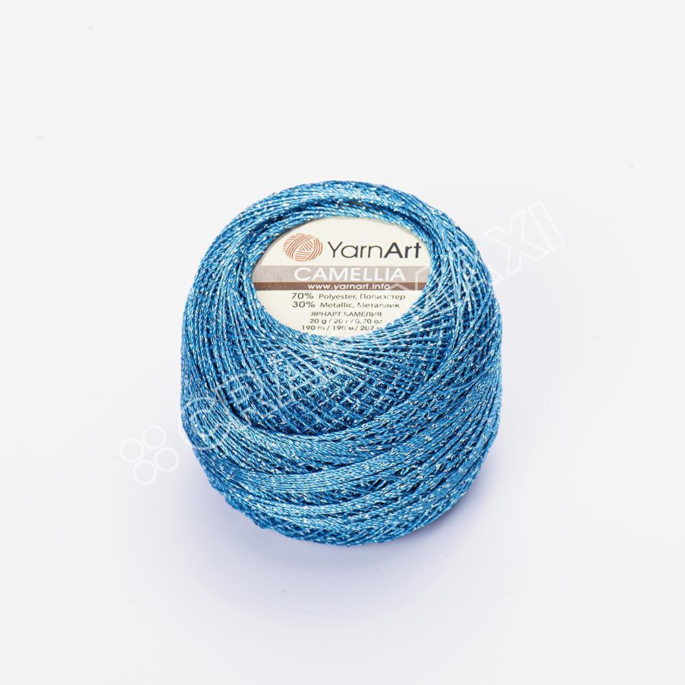 Yarnart Camellia - Glittery Lace Yarn Taupe - 429