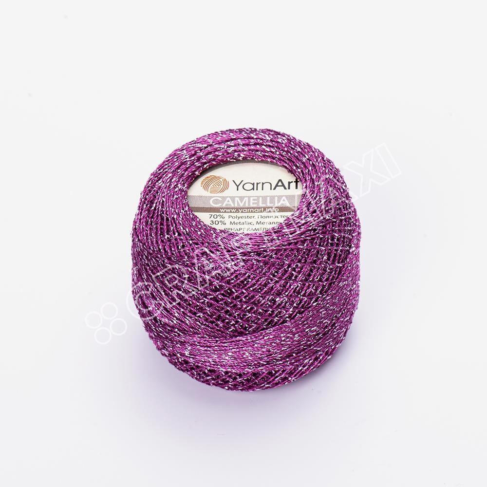Yarnart Camellia, Metallic Yarn, Polyester Yarn, Glittery Lace
