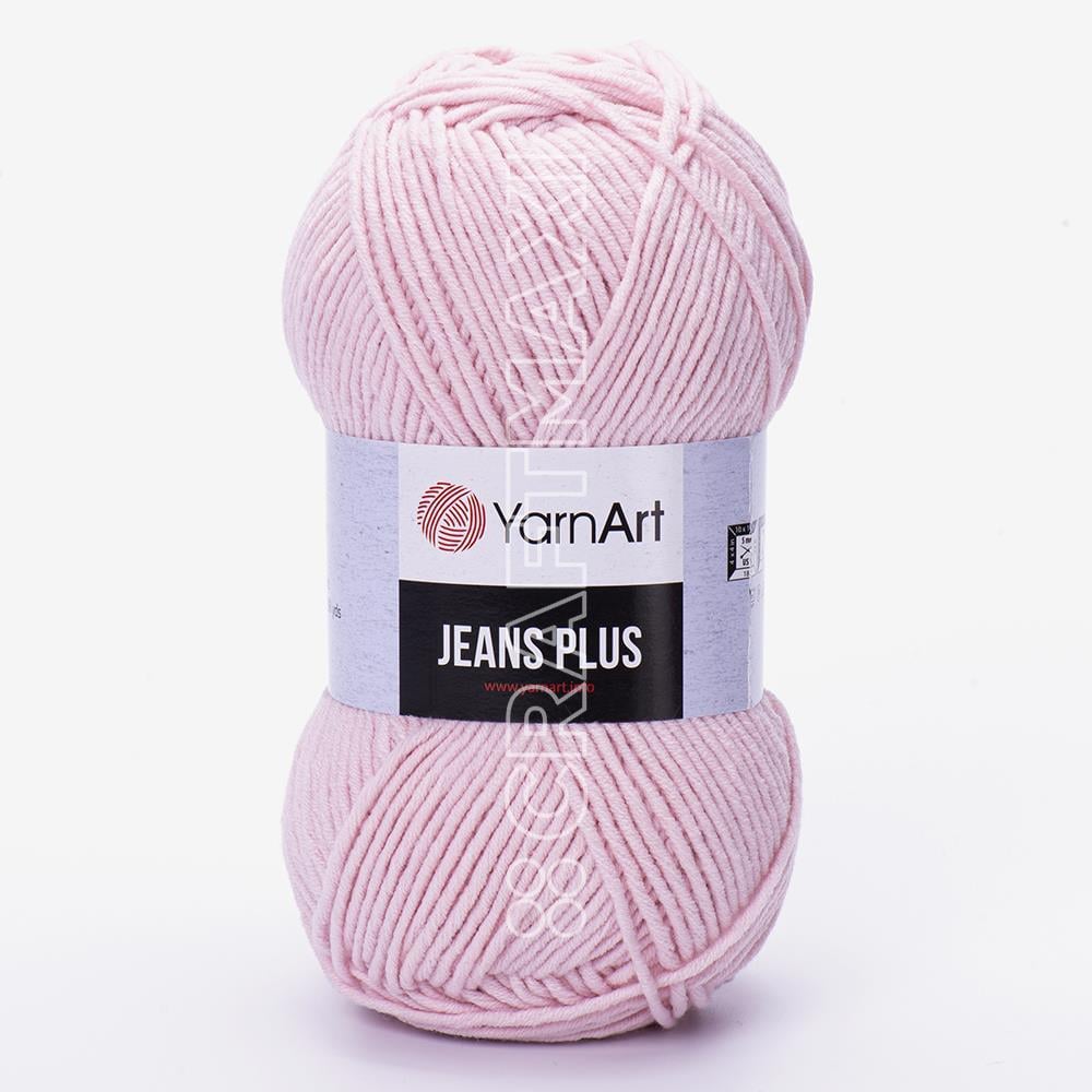 YarnArt Jeans Plus Cotton Yarn, Baby Pink - 74 - Hobiumyarns