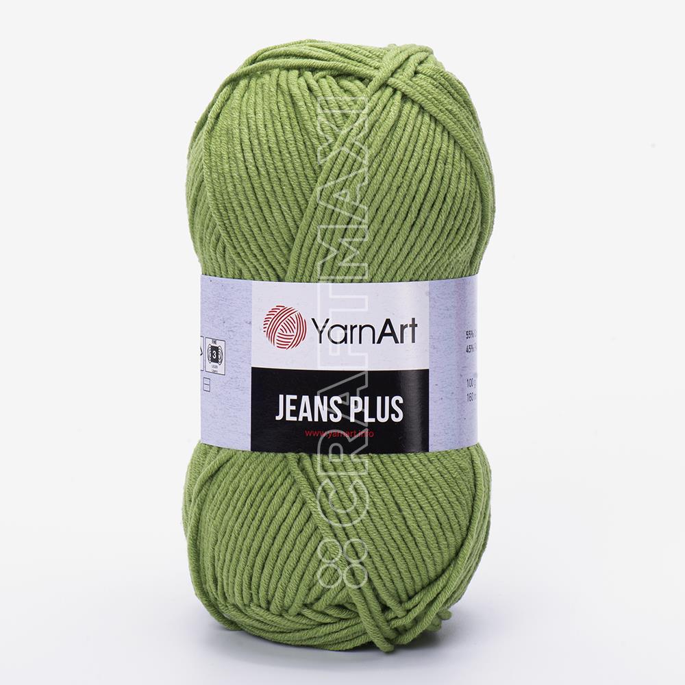 YarnArt Jeans Knitting Yarn, Light Green - 79
