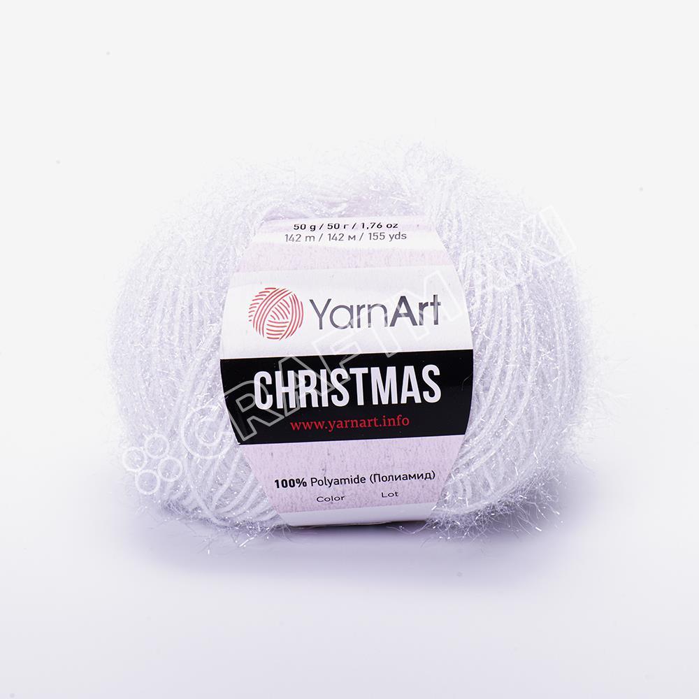 Yarnart Christmas - Sparkly Knitting Yarn Turquoise - 04