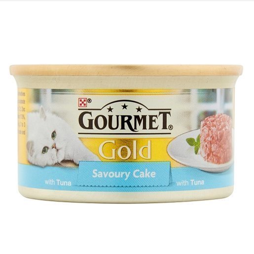 Gourmet Gold Savoury Cake Ton Balıklı Yetişkin Kedi Konservesi 85 Gr