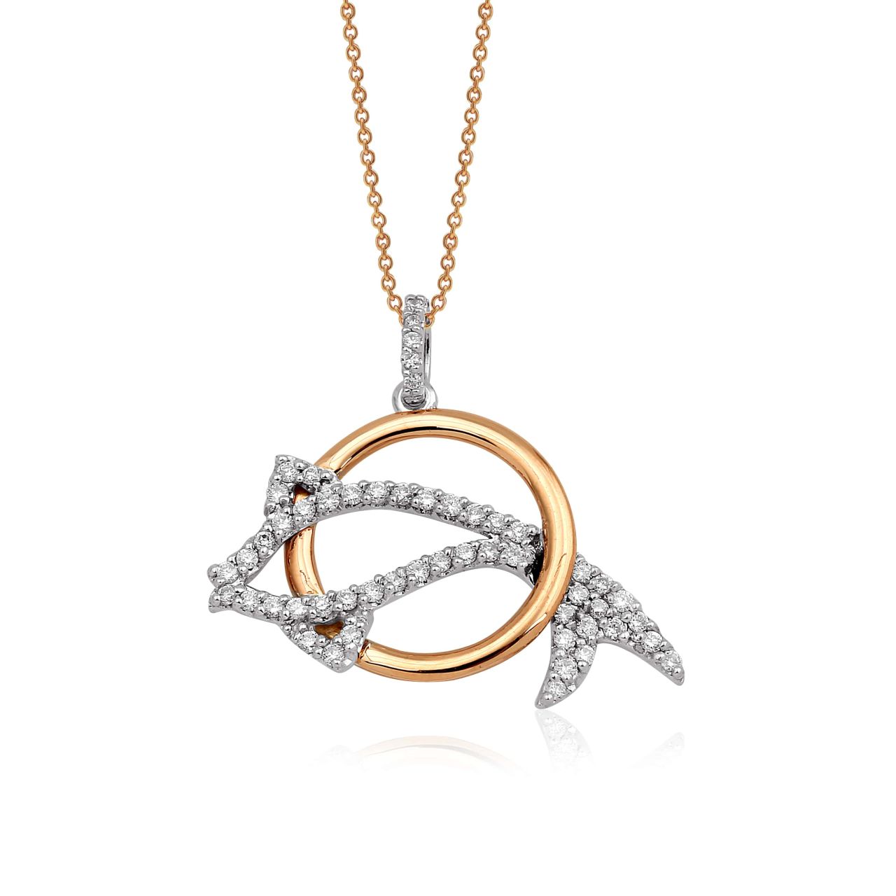 Dolphin Diamond Necklace