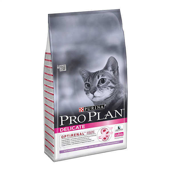 ProPlan Delicate Hindili ve Pirinçli Seçici Kedi Maması 1.5 KG