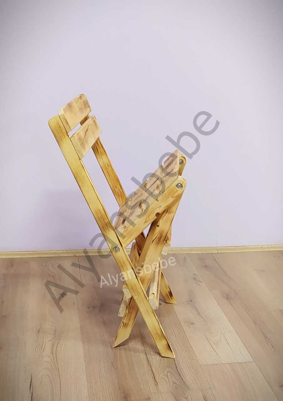 Alyans Ahşap Katlanır Sandalye