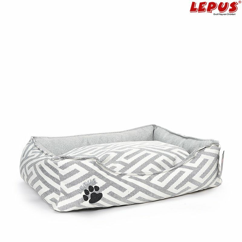 Lepus Premium Köpek Yatağı Gri Xl 92x68x27h cm