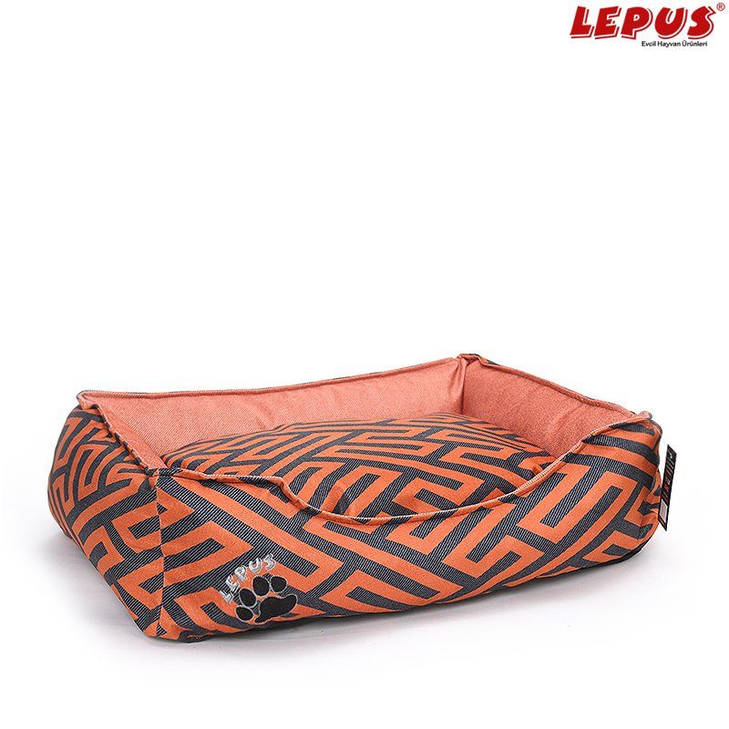 Lepus Premium Köpek Yatağı Taba S 49x36x20h cm